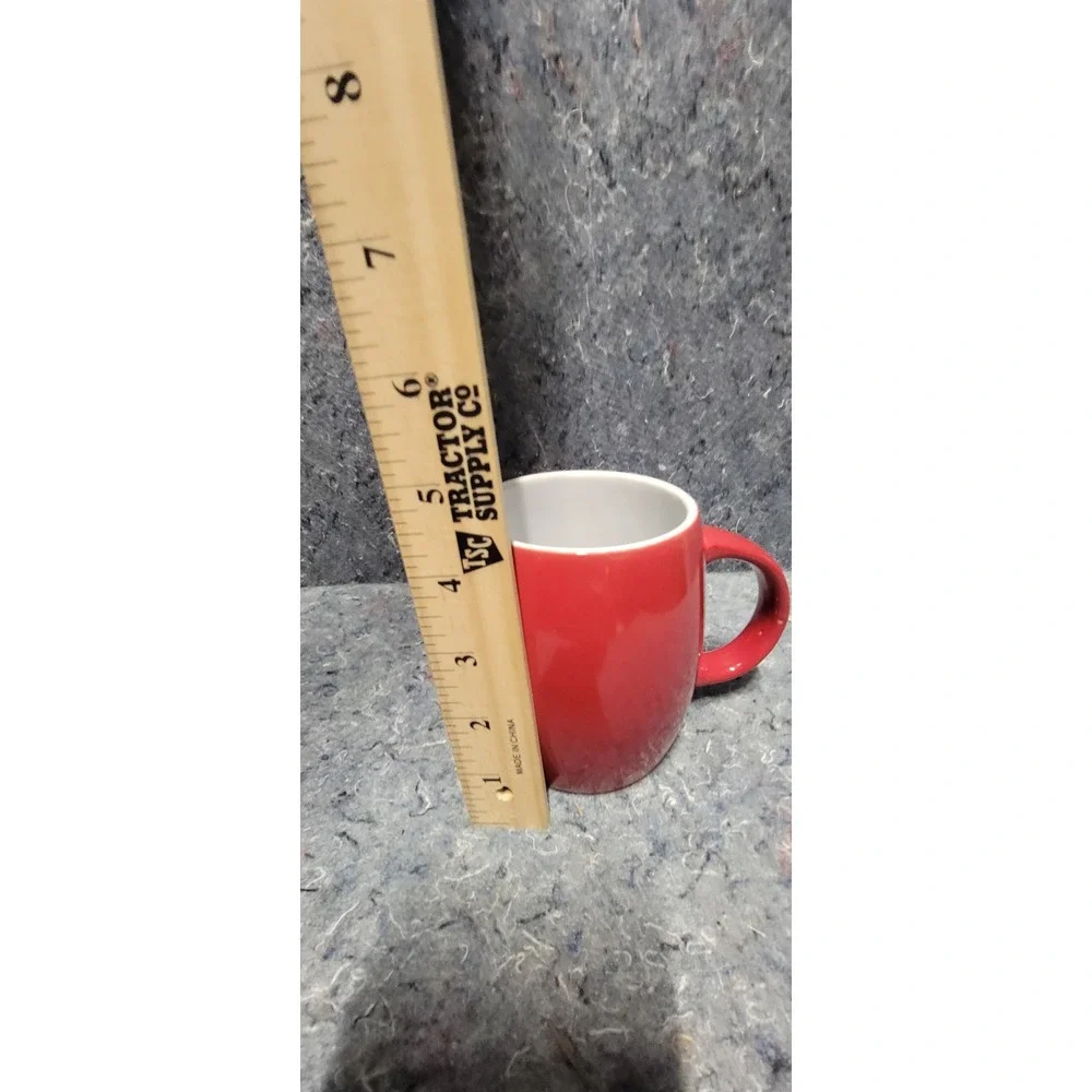 Starbucks Solid Red‎ Ceramic Mug 14oz Coffee Tea Cup